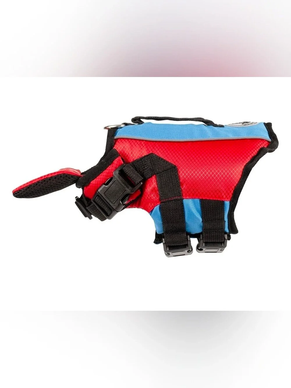 Body Glove Dog Ripstop Pet Life Jacket in Red and Blue X- Small